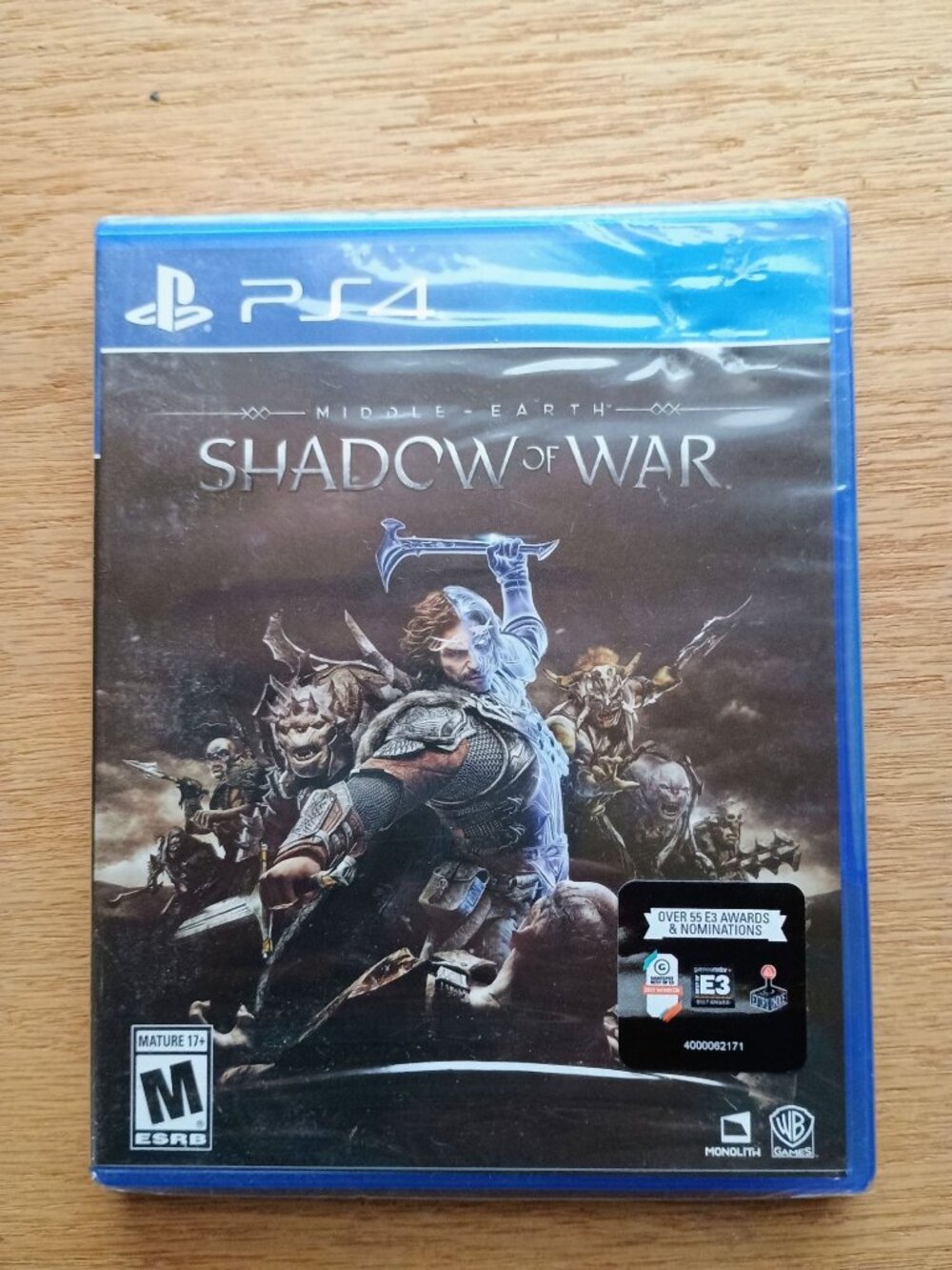 Middle Earth Shadow of war PS4 factory sealed brand new game